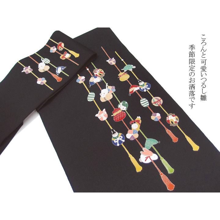 名古屋帯 十日町友禅 秀美 九寸帯 仕立て上がり 正絹 ちりめん