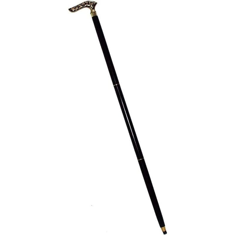 ビクトリア朝真鍮製ハンドルブラックカラーヴィンテージウォーキング
