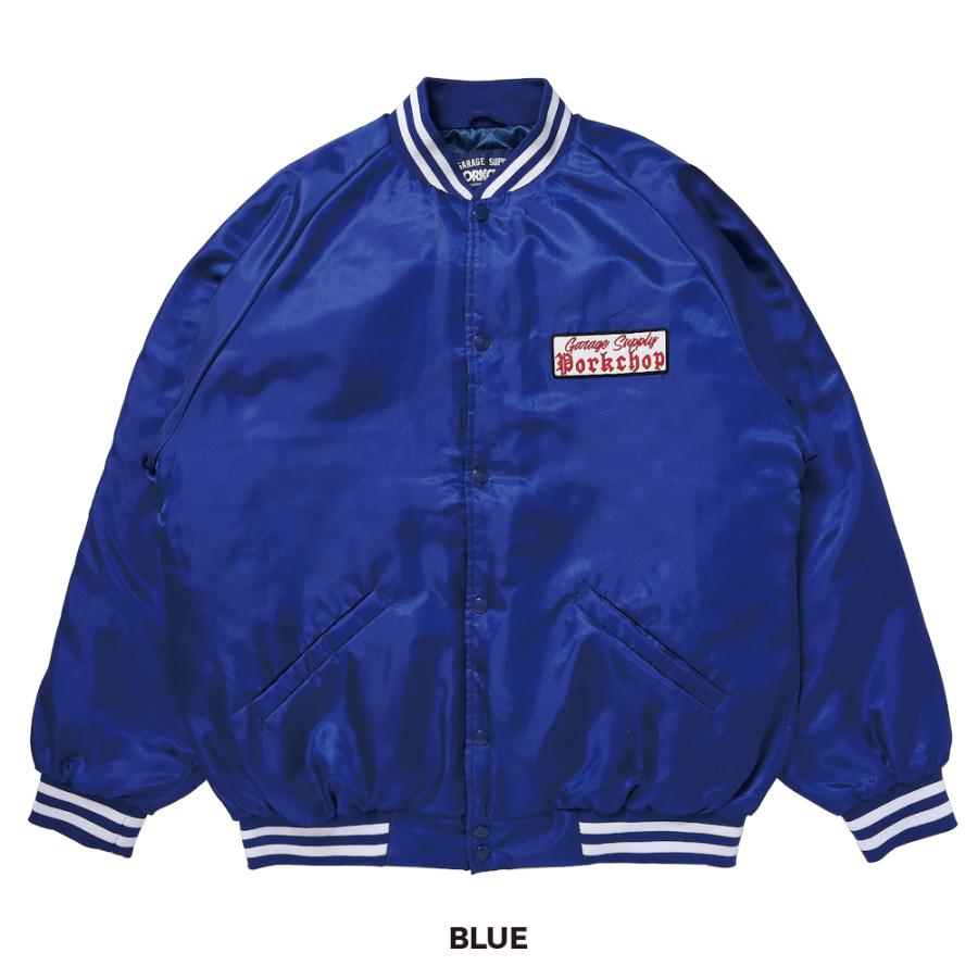 全4色】PORKCHOP GARAGE SUPPLY SATIN SPORT JKT サテンジャケット