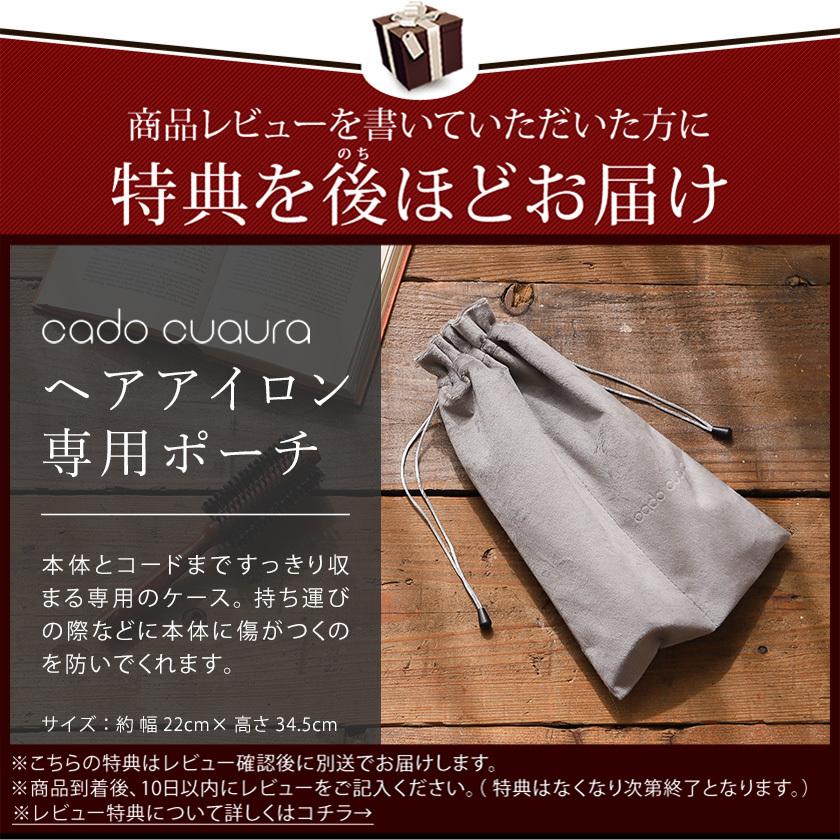 cado（カドー） 【特典付き】正規販売 ストレートアイロン ヘア