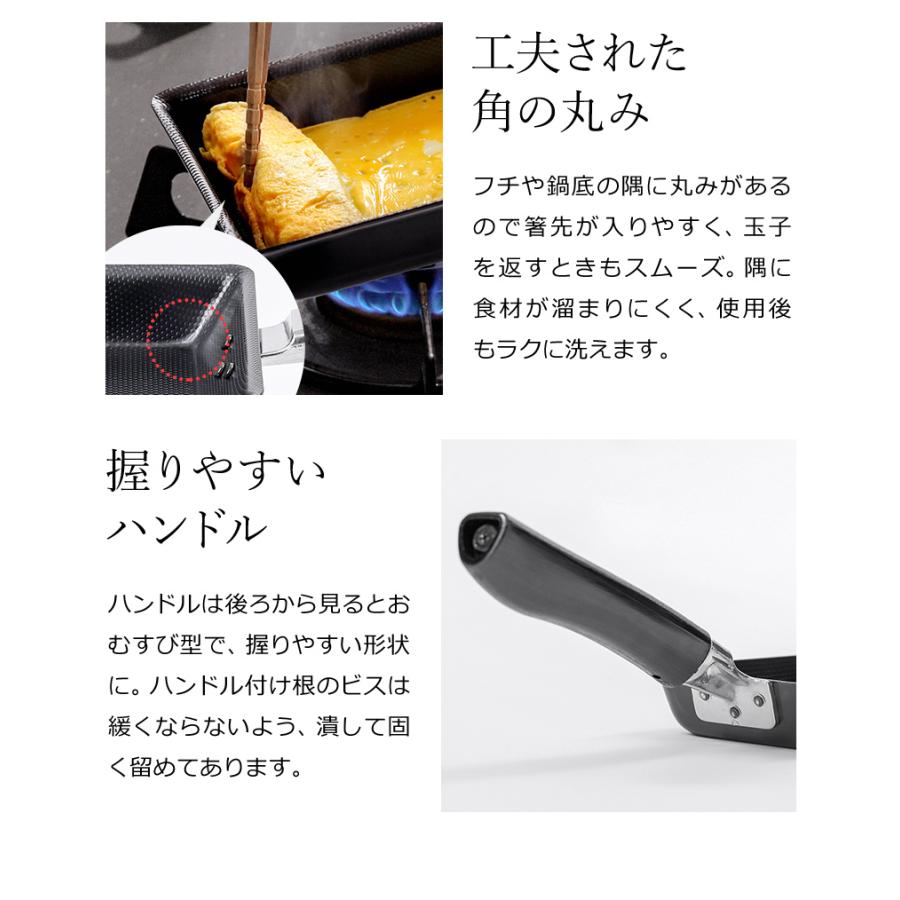 Flying Saucer（フライングソーサー） ［ 鉄エンボス ミニ玉子焼き器