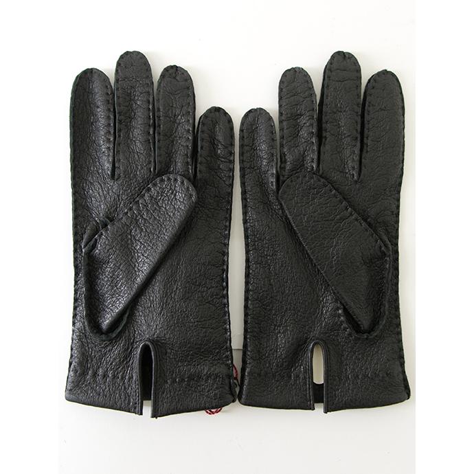 DENTS（デンツ） ペッカリーグローブ/革手袋/アンライニング ブラック