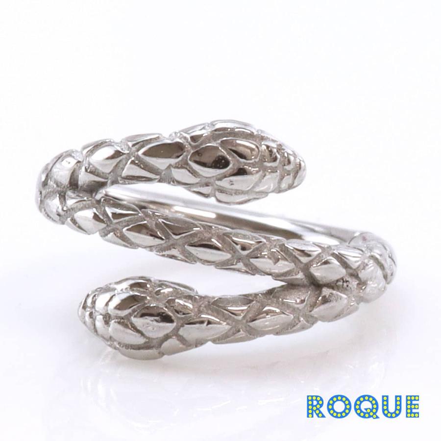 ROQUE（ロキ） ボディピアス 16G ツインヘッド スネーク セグメント