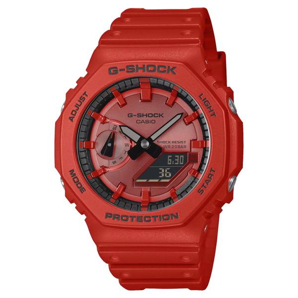 G-SHOCK G-ショック ICONIC RED アイコニックレッド 八角形GA-2100系