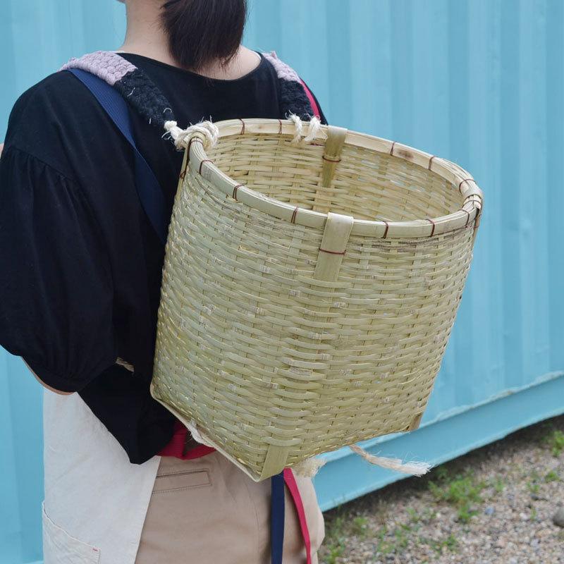 竹製 背負い籠 しょいかご 背負いかご リュック 竹かご : ラタンハウス