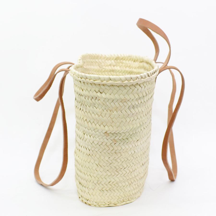 モロッコ製 マルシェかご 2ストラップ 2way かごバッグ : ラタンハウス