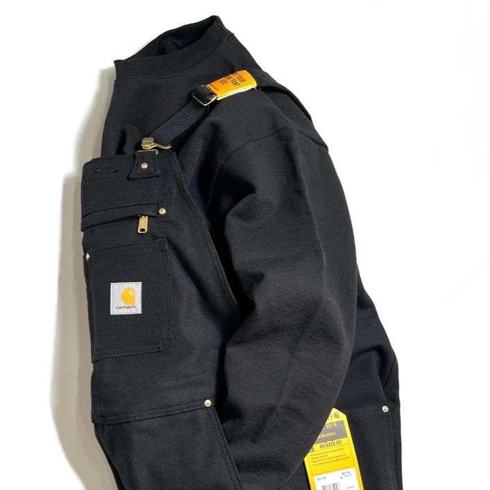 Carhartt（カーハート） ダック ビブ オーバーオール ブラック ワーク