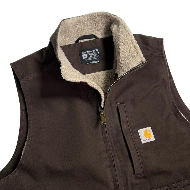 Carhartt（カーハート） ウォッシュド ダック シェルパ ライン モック