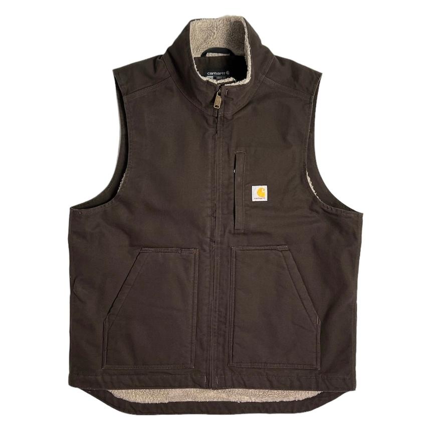 Carhartt（カーハート） ウォッシュド ダック シェルパ ライン モック