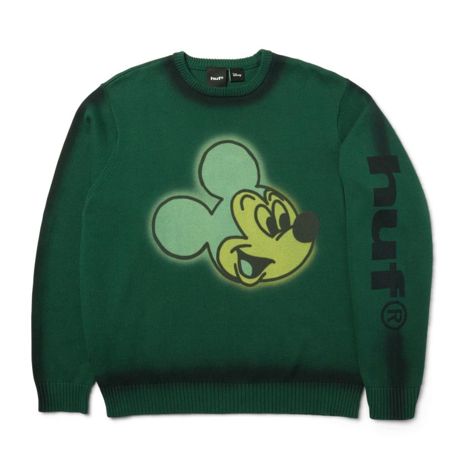 HUF（ハフ） [SALE]HUFxDisney Mickey Spray Crewneck Sweater