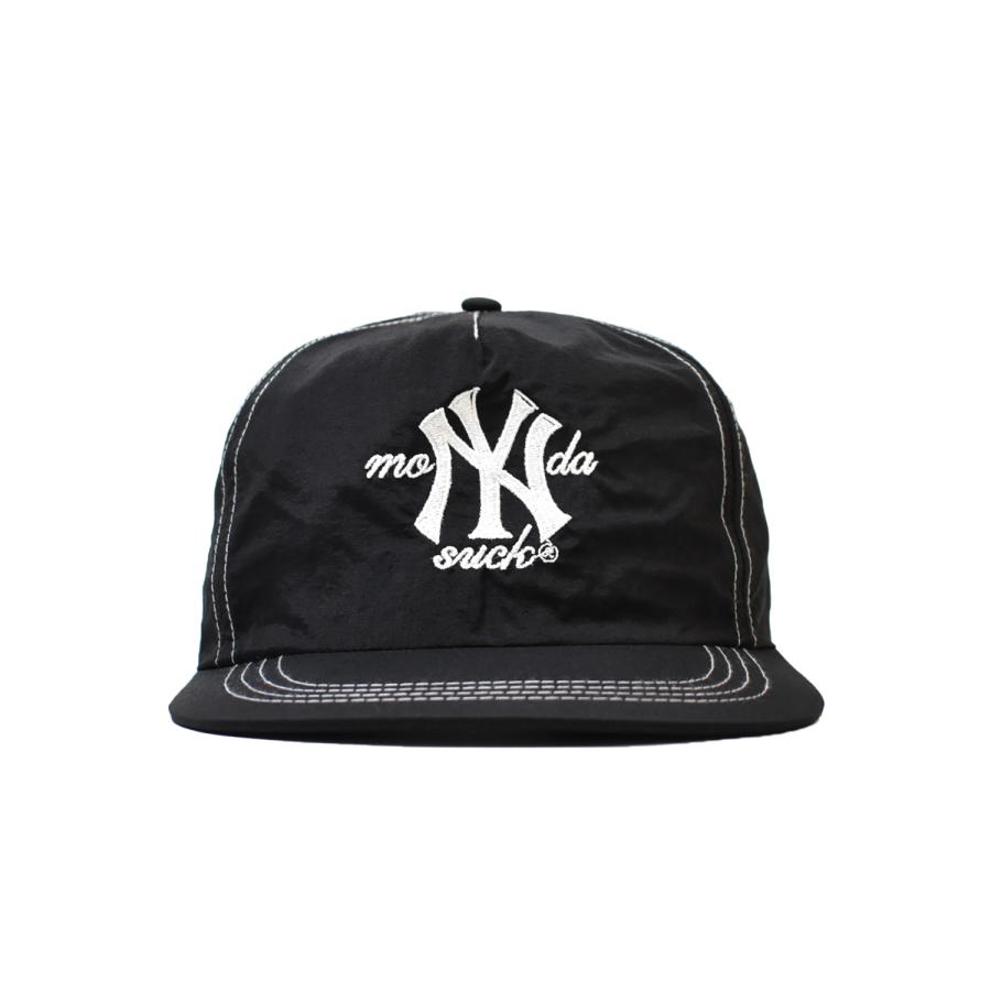 Mondaysuck Nylon NYC Hat - Black マンデーサック ナイロンキャップ