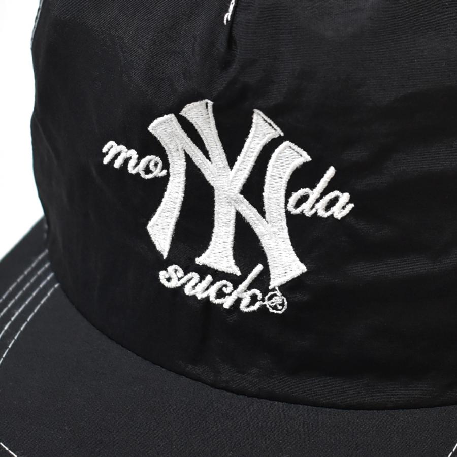 Mondaysuck Nylon NYC Hat - Black マンデーサック ナイロンキャップ