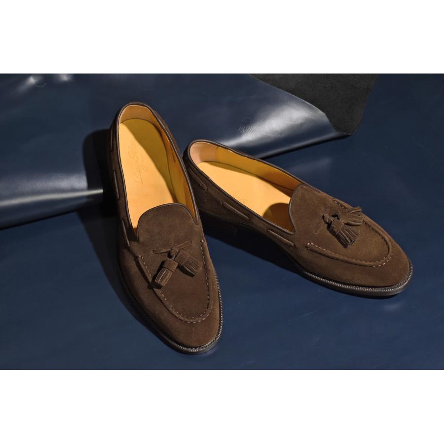 RAYMAR】スエード タッセルローファー ダークブラウン Fran RAYMAR