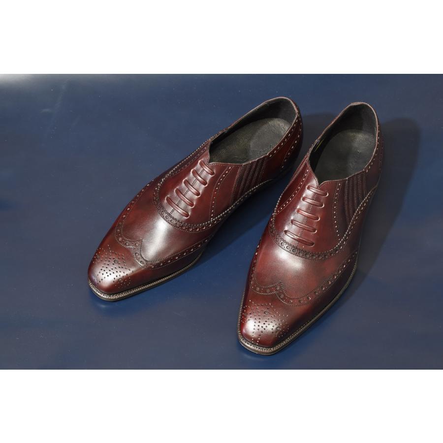 RAYMAR】RR チゼルトゥ フルブローグ レイジーマン バーガンディ ZONTA