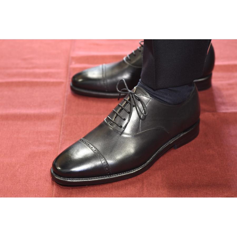 RAYMAR】内羽根パンチドキャップトゥ 5641RII ブラック RAYMAR