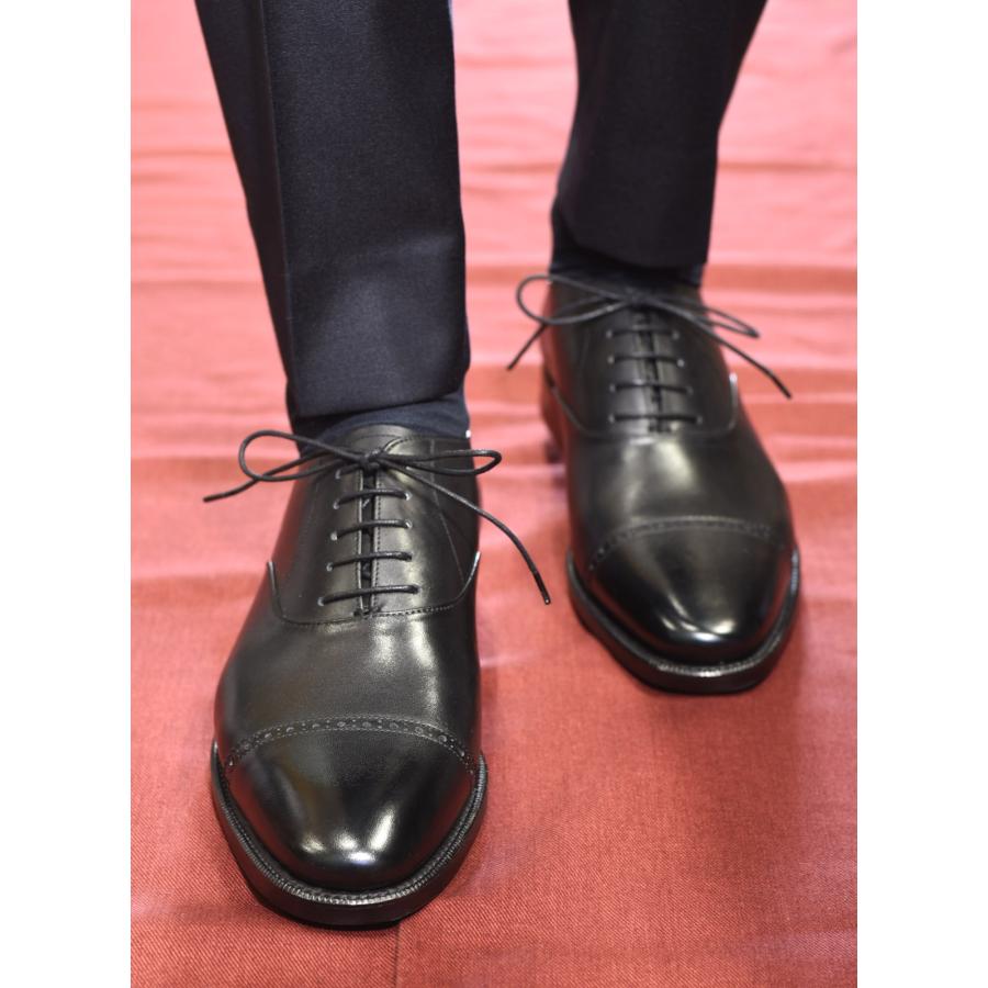 RAYMAR】内羽根パンチドキャップトゥ 5641RII ブラック RAYMAR