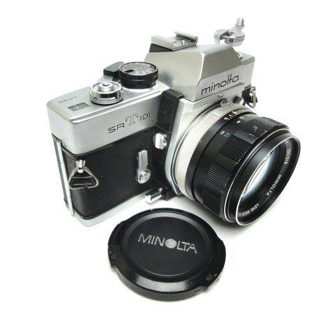 ミノルタ MINOLTA SRT101/MC ロッコール PF58mm F1.4 フィルムカメラ