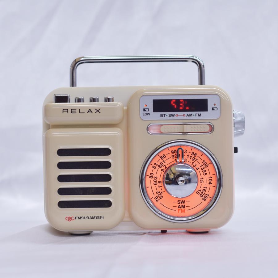 ラジオ 防災ラジオ OBCロゴ入り マルチレトロラジオ AMラジオ・FM