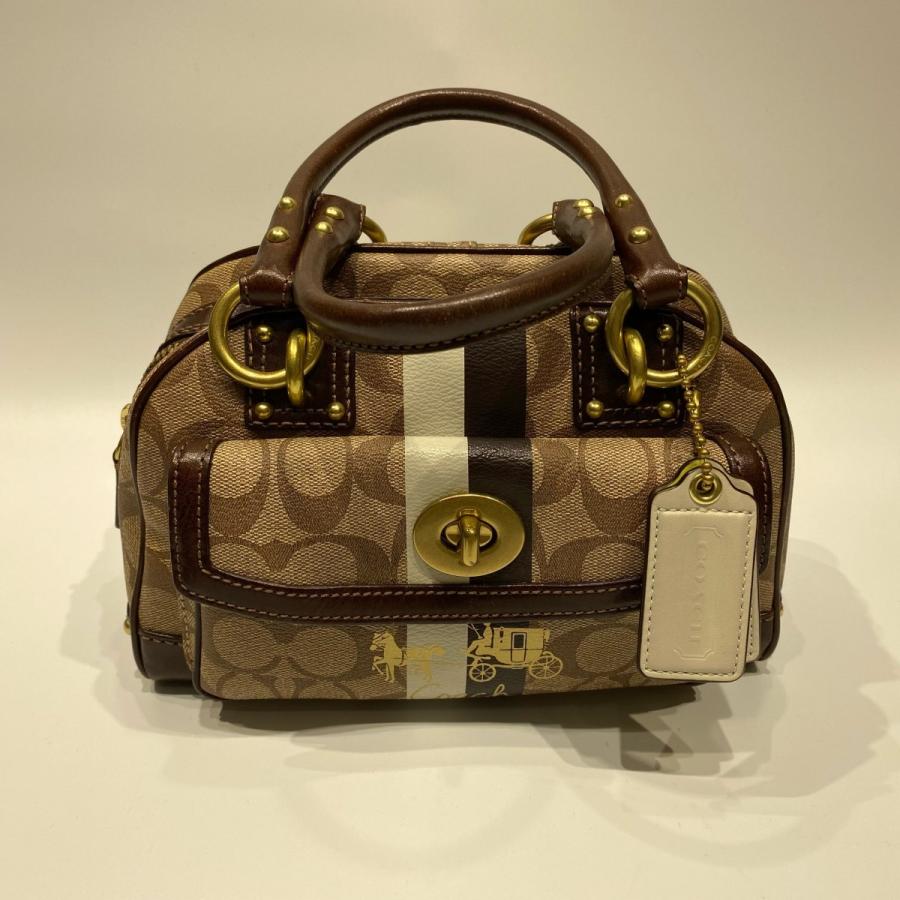 COACH（コーチ） 【COACH】コーチ シグネチャー ハンドバッグ ゴールド