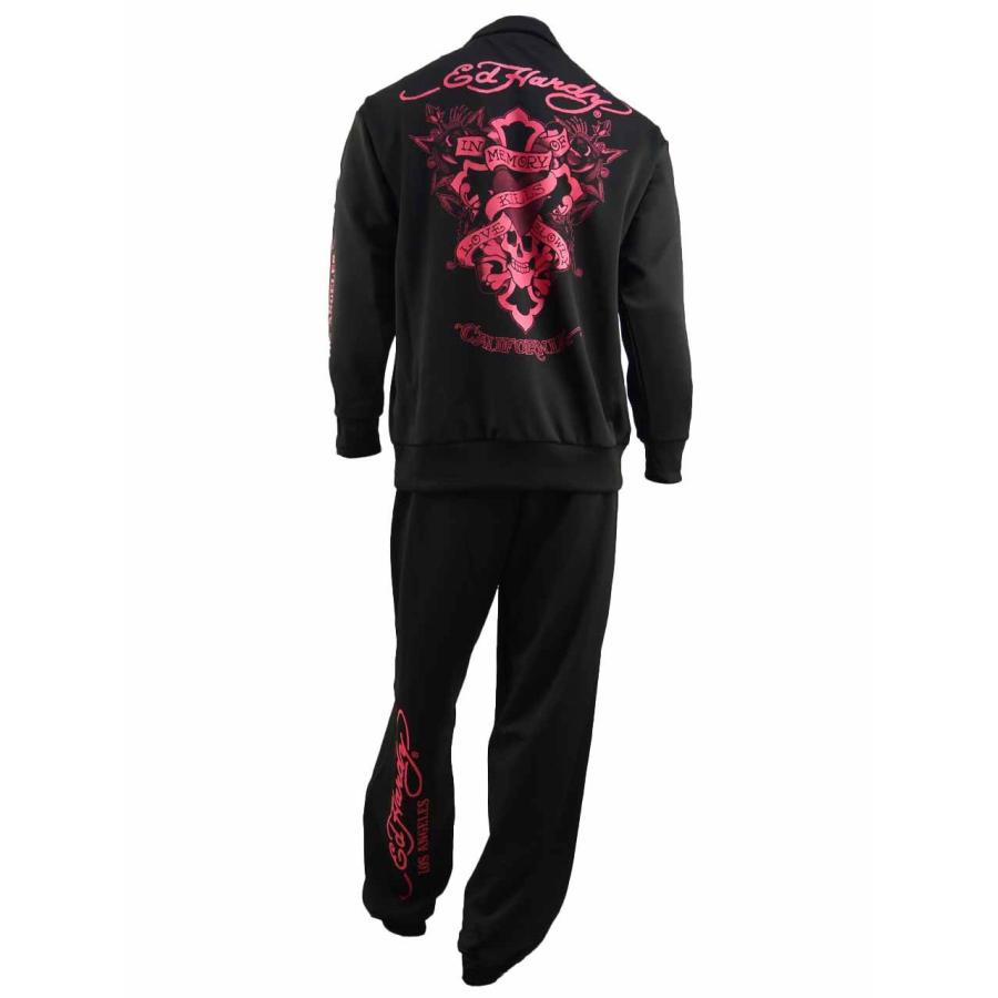 ジャージ 上下 大きいサイズ メンズ ドクロ スカル ED HARDY