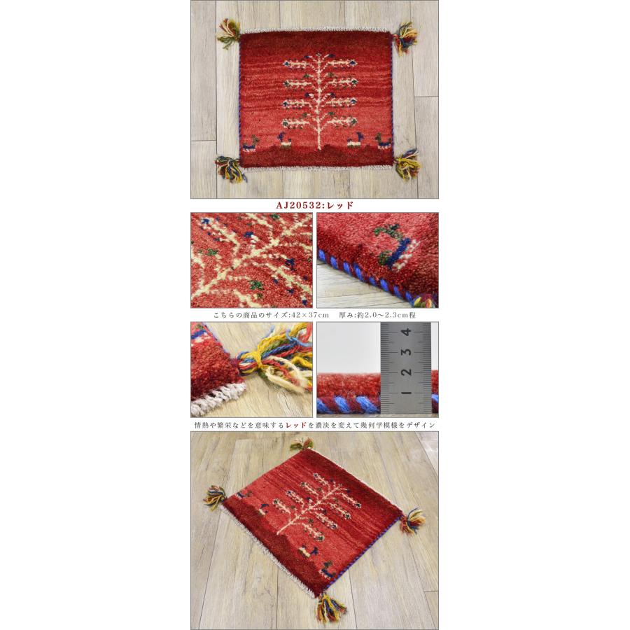 サヤンサヤン ギャッベ ギャベ 座布団 ペルシャ イラン 約 40x40cm