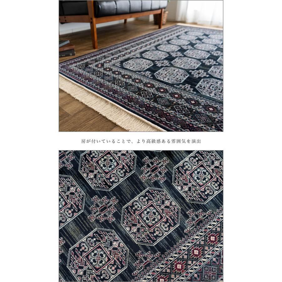 冬用 長毛のブルガリビンテージラグ♪上質ウール アフガニスタン