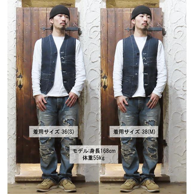 SUGAR CANE シュガーケーン SC15702 11oz. BLUE DENIM WORK VEST