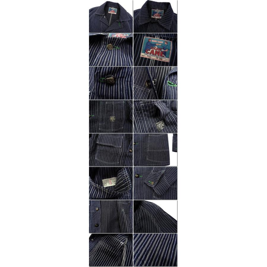 SUGAR CANE シュガーケーン インディゴ ストライプ ワークコート