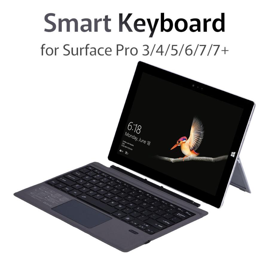 US配列 Surface Pro 3/4/5/6/7 対応 ワイヤレス Bluetooth キーボード