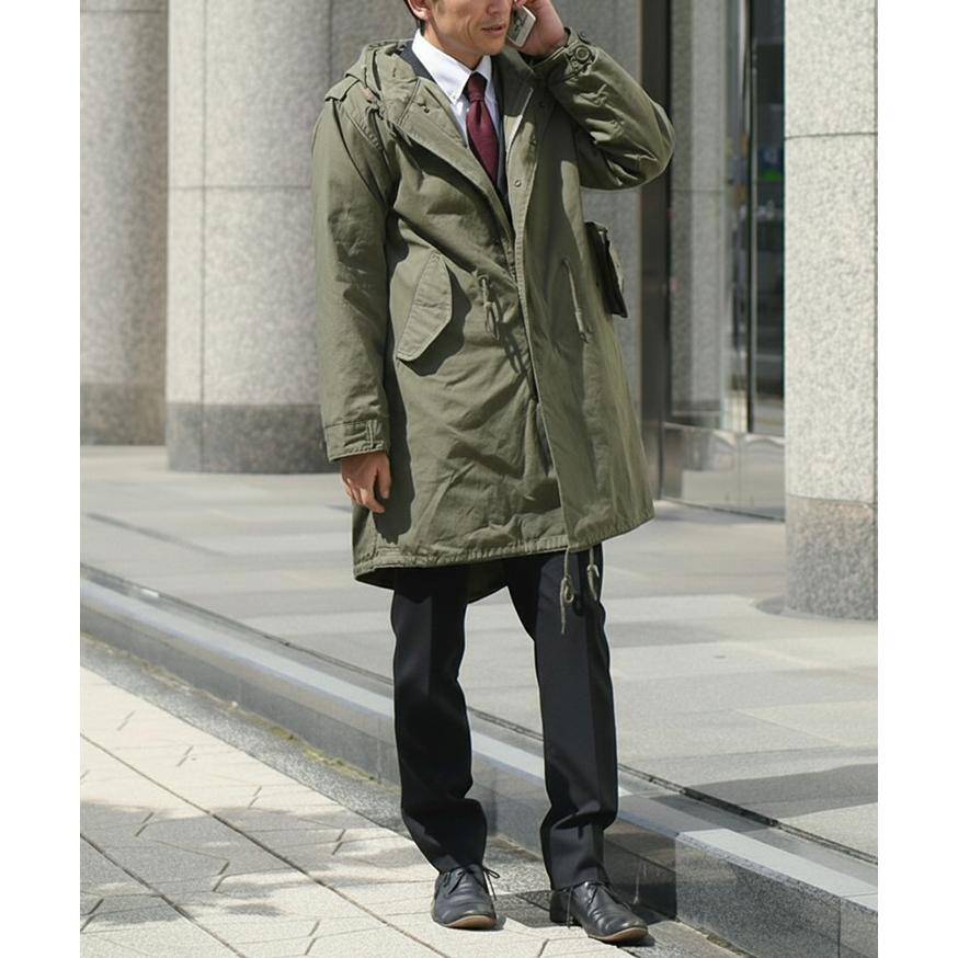 HOUSTON（ヒューストン） モッズコート メンズ M-51 パーカ ミリタリー