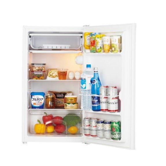 Haier（ハイアール） JR-A9A-W 冷蔵庫 90L ホワイト スリムボディ 耐熱