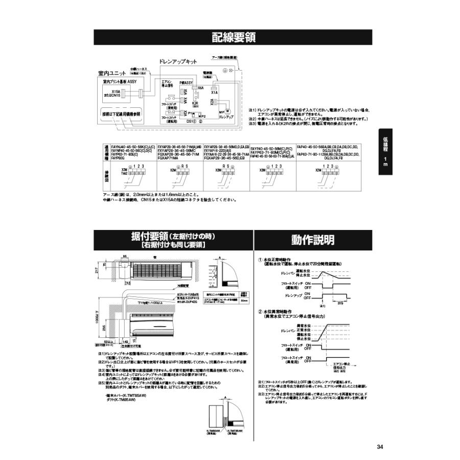 オーケー器材 K-KDU574NV ドレンアップキット ダイキン工業製