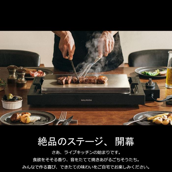 BALMUDA（バルミューダ） K10A-BK ザ プレート プロ ステンレス ホット