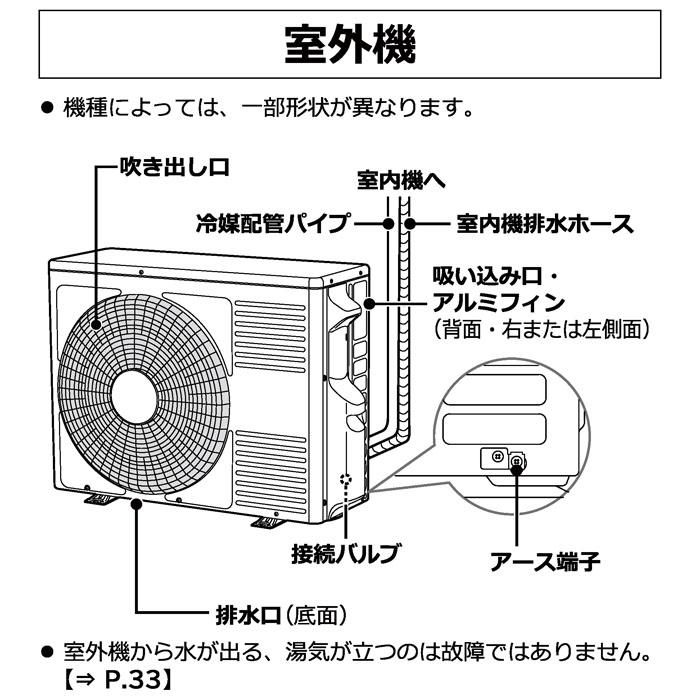 白くまくん 日立 RAS-ZJ2525S-W ルームエアコン ZJシリーズ 8畳用