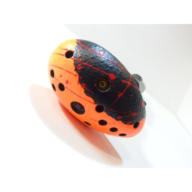 レコード キラーグリップ オレンジx黒 ホラー 面割れ 血しぶき