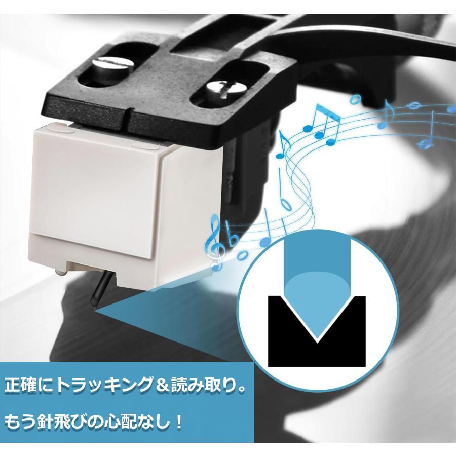 Side3 【互換品】レコード針 交換針 MM型 ダイヤモンド針 ATN3600L