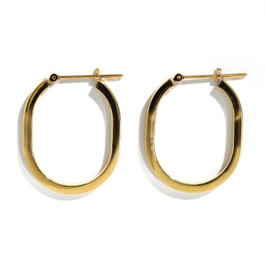 K18 アノルス ラージ フープピアス レディース 女性用 18K 18金