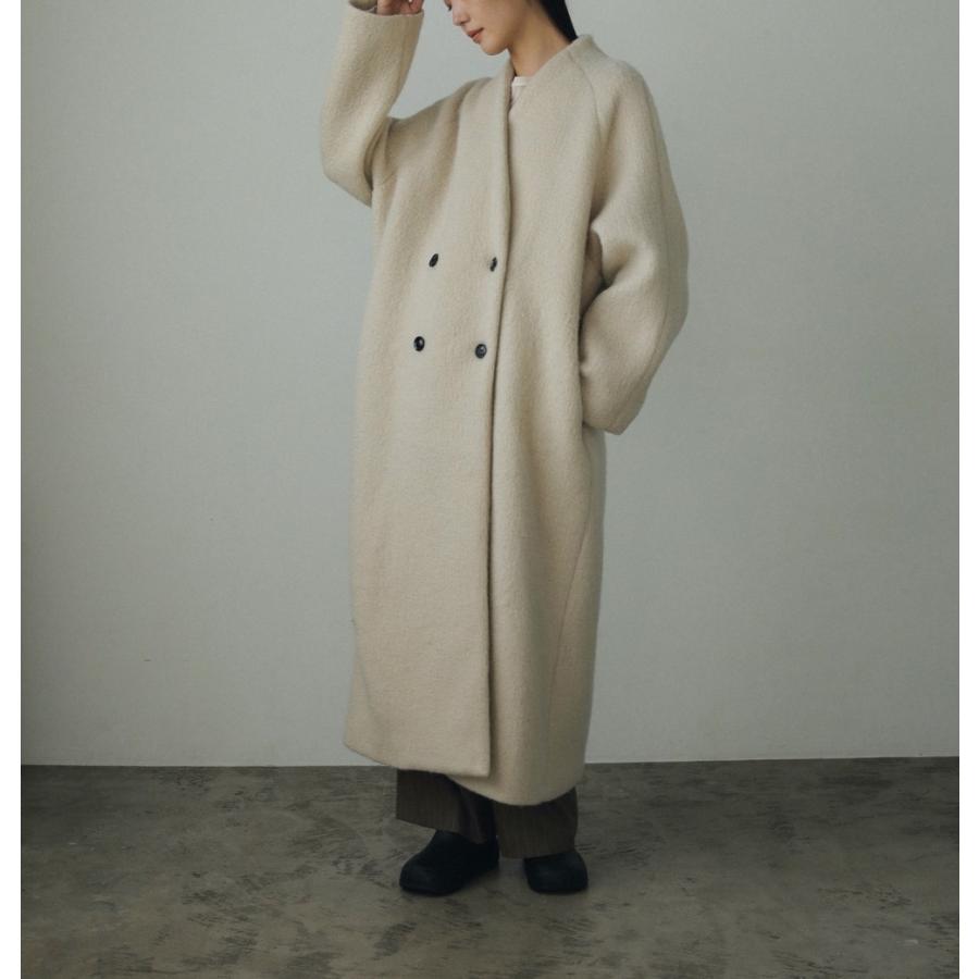 anuke（アンヌーク） SALE ANUKE (アンヌーク）Collarless Shaggy Coat
