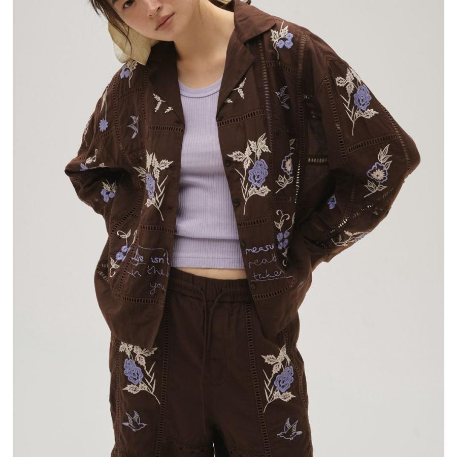 TODAYFUL トゥデイフル Embroidery Patchwork Shirts 予約商品