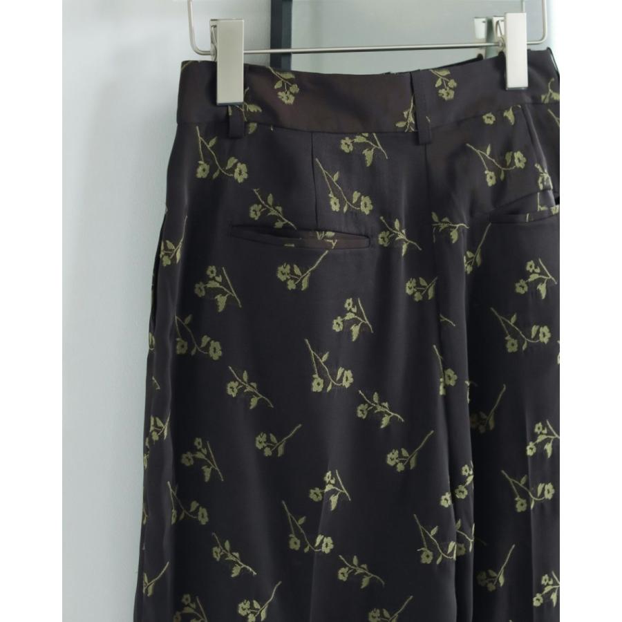 anuke（アンヌーク） Flower Jacquard Pants 即納 SALE : RAPTURE