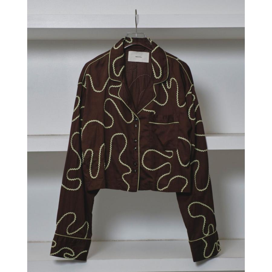 TODAYFUL SALE (トゥデイフル）Embroidery Pajamas Shirts 即日発送