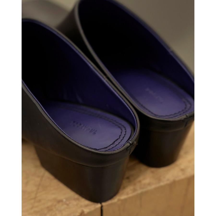 TODAYFUL トゥデイフル Squaretoe Leather Sabot 即納 : RAPTURE