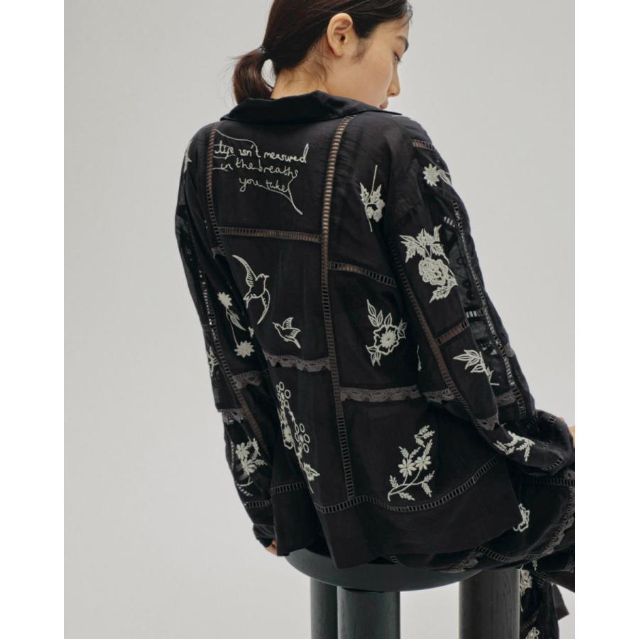 TODAYFUL トゥデイフル Embroidery Patchwork Shirts 予約商品