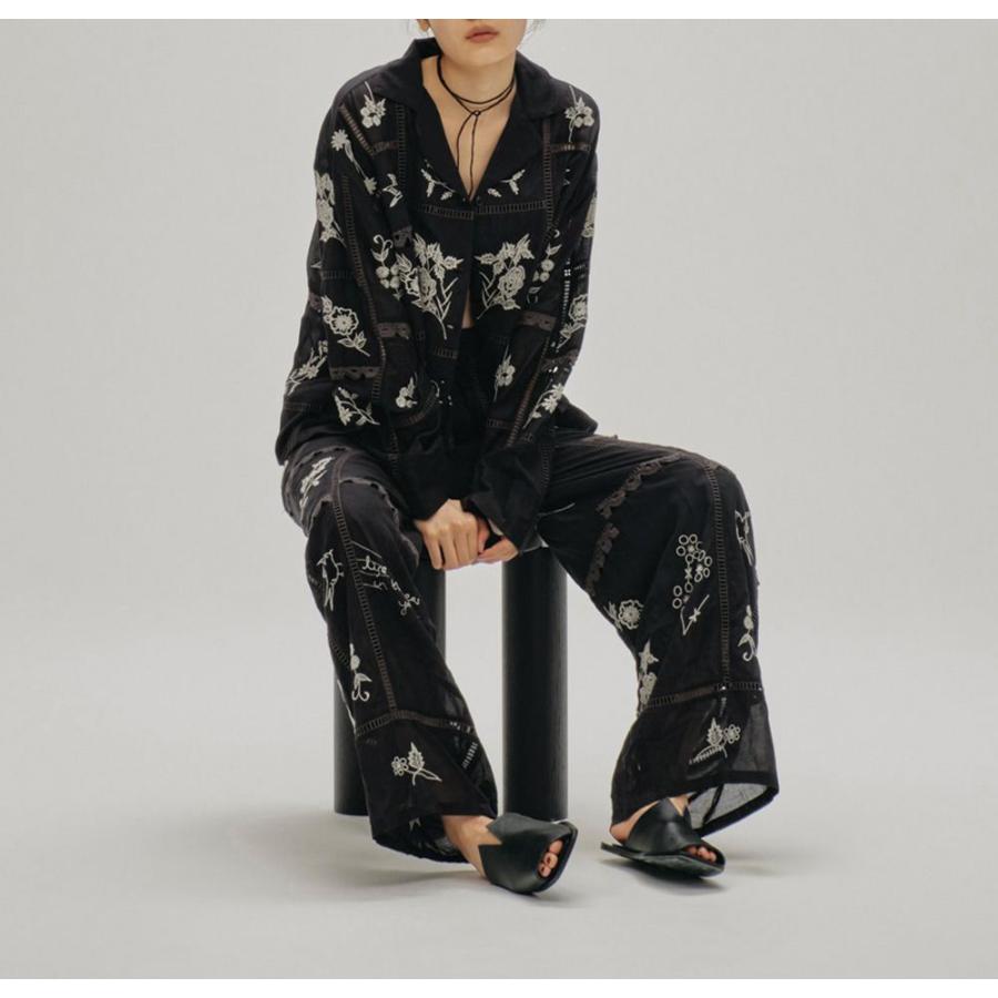 TODAYFUL トゥデイフル Embroidery Patchwork Shirts 予約商品