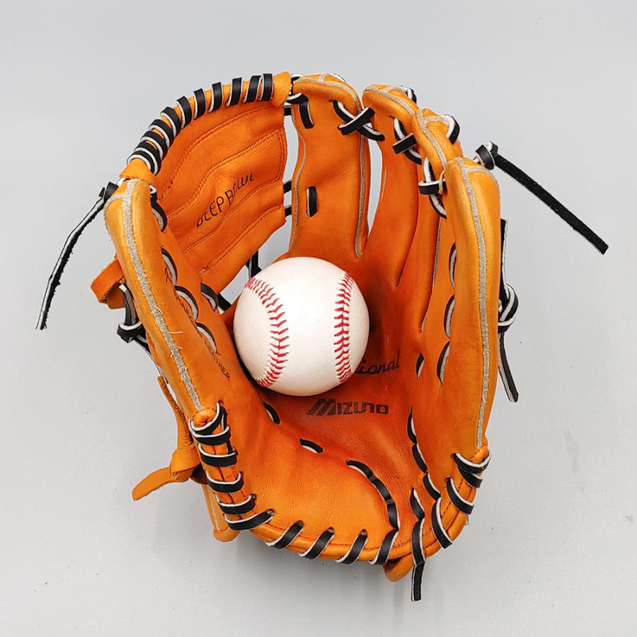 MIZUNO（ミズノ） 【全紐交換済み】 軟式グローブ / 内野手用 型付け