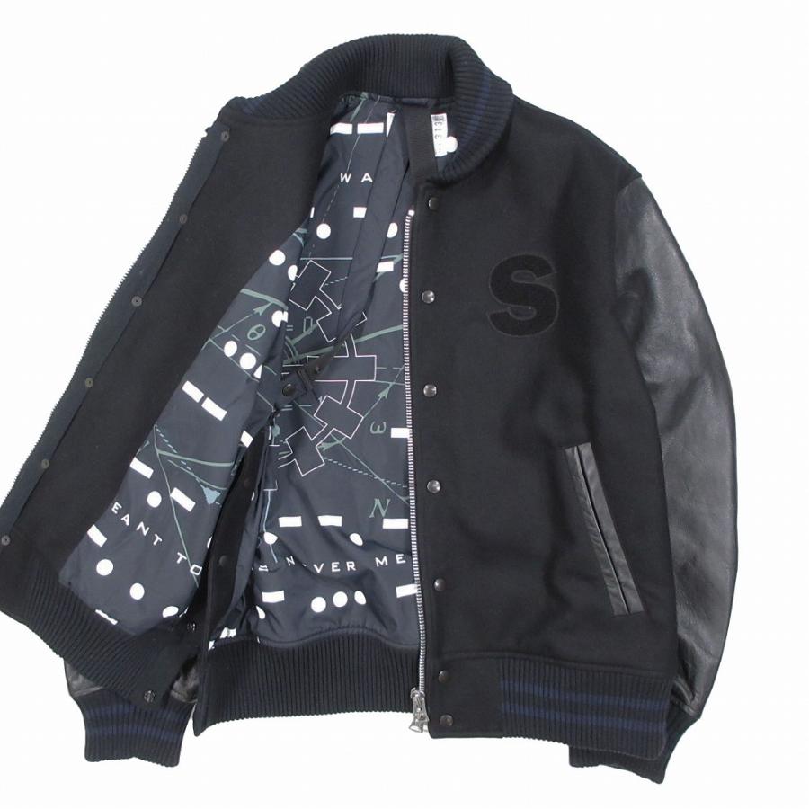 sacai（サカイ） 23aw Sacai スタジャン メルトン バーシティ