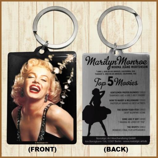 マリリンモンロー グッズ キーホルダー キーリング モンロー 写真
