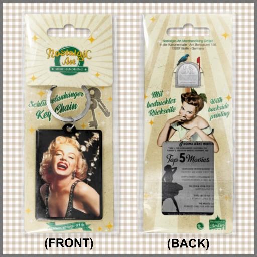 マリリンモンロー グッズ キーホルダー キーリング モンロー 写真