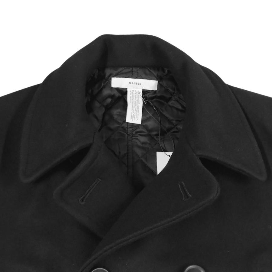 MASSES マシス 25AW ピーコート ブラック サイズ M 正規品 / 52670