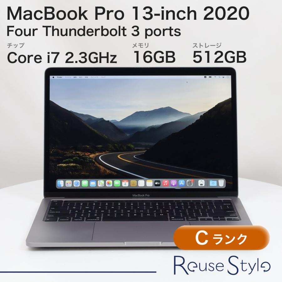 MacBook Pro 13インチ 2020 スペースグレイ 16GB 512GB USキーボード C